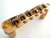 GOLD TUNE-O-MATIC ROLLER BRIDGE & POSTS FOR LES PAUL GUITAR